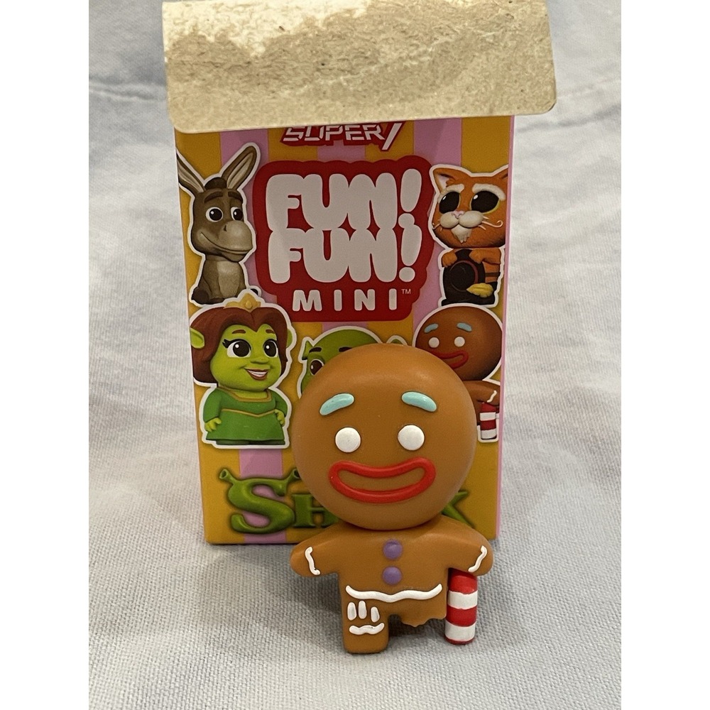 NEW Super7 Fun! Fun! Mini Shrek Blind Box 2.5" Figure - Gingerbread Man (1/8)